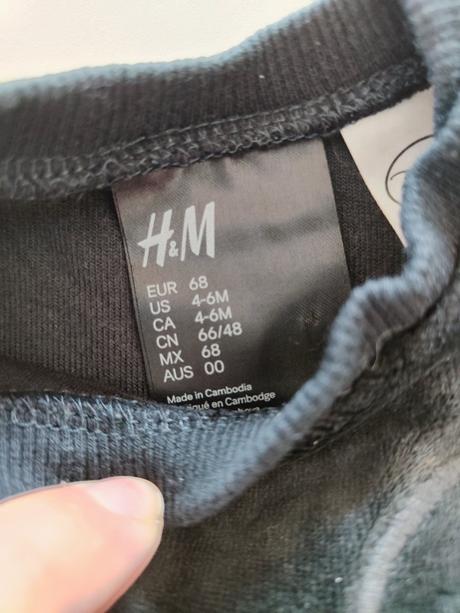 Overal mickey, h&m,68