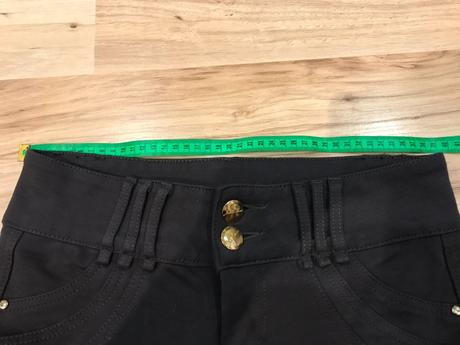 Čierne elegantné legínové nohavice, dromedar,40