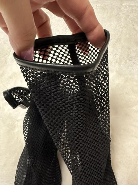 Čierne sieťované topánky na podpätku zn. zara, zara,40