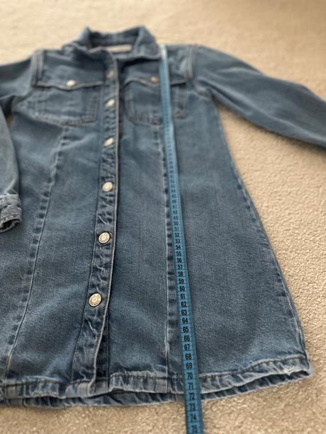 Dievčenské riflove šaty zara, zara,140