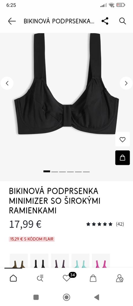 Vrchný diel plaviek, bonprix,42 / 44 / xl / xxl