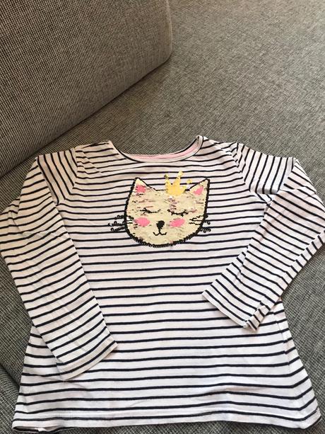 Meniace tričko s mačkou, v.128, takko,128