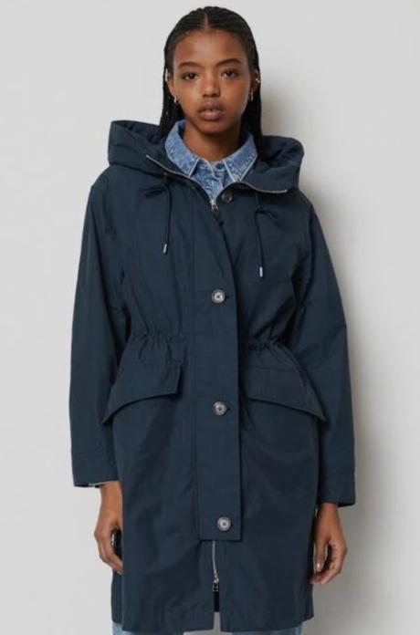Marco polo prechodná tmavo modrá parka m-l, marc o´polo,m