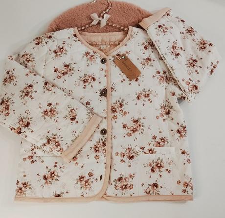 Newbie prešívaná bundička s kvetinovým vzorom, newbie,122 / 128