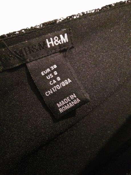 H&m čipkovaný top c.38, h&m,38