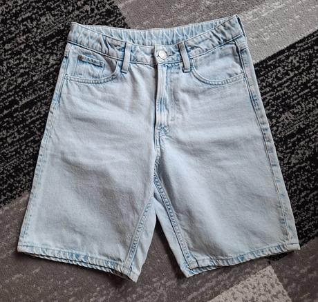 Jeansove sortky loose fit h&m 146, h&m,146