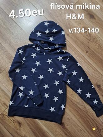 Flísová mikina h&m, h&m,134