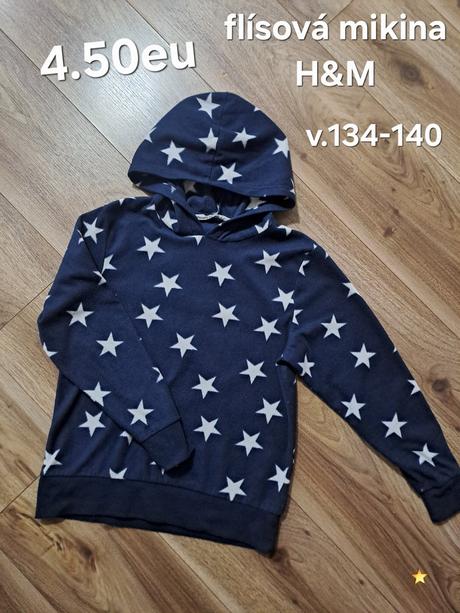 Flísová mikina h&m, h&m,134