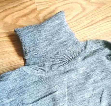 Sivé dámske pončo s rolákom, veľ. uni, 