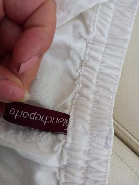 Biele bavlnené kraťasy 2 v 1, v.36, 36