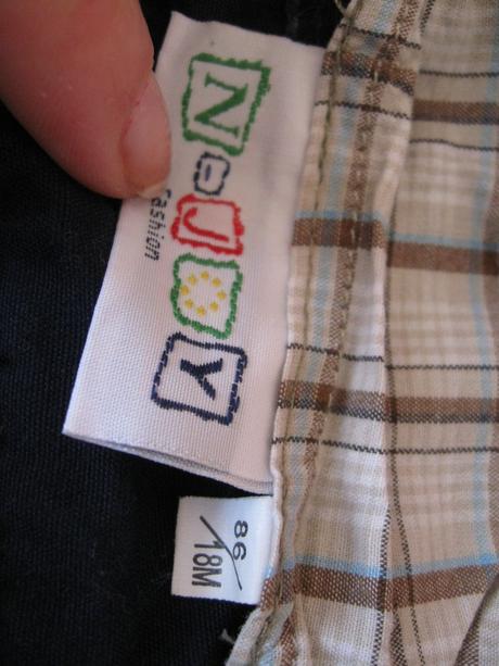 Chlapčenské nohavice na traky, 86