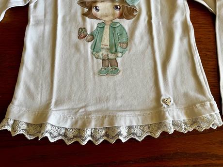 Tričko s dievčatkom s 3d mašľou 122/128, mayoral,122