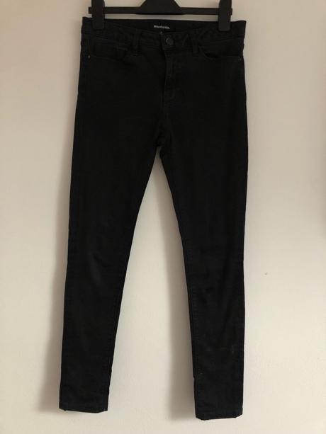 Rifle čierne high waist, 36