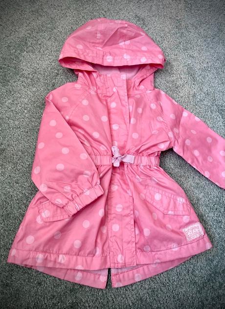 Ružová bundička s bodkami, young dimension,80