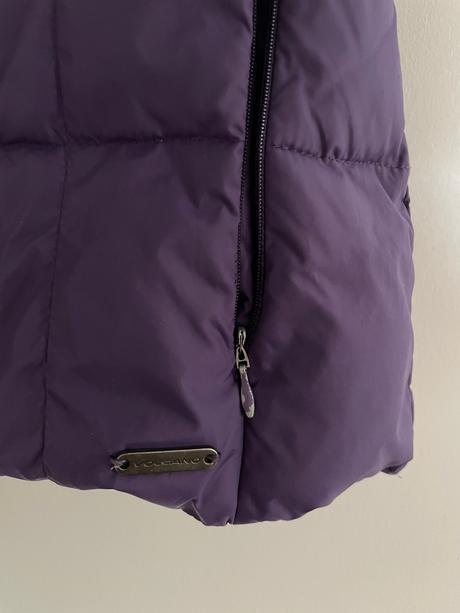 Volcano fialová vatovaná vesta veľkosti xs, xs