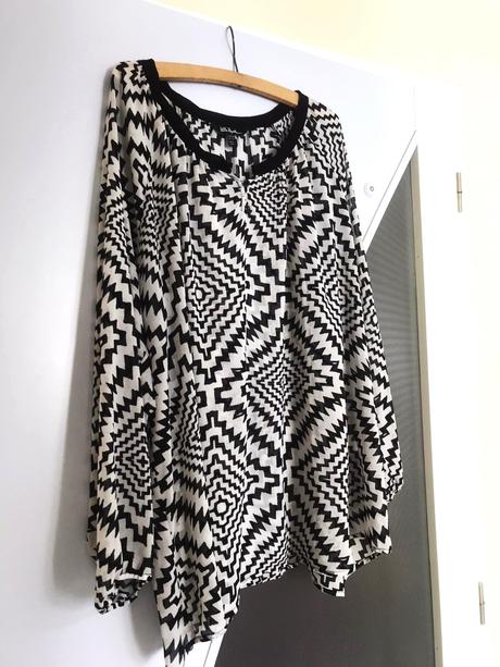 Blúzka s geometrickým vzorom, 4xl
