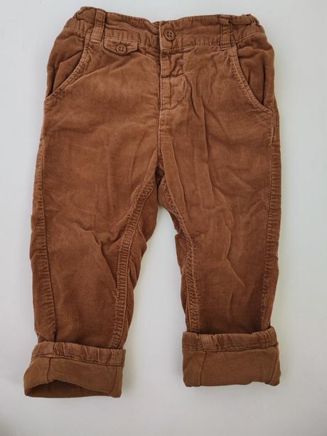 Zateplené menčestráky m&s, marks & spencer,86