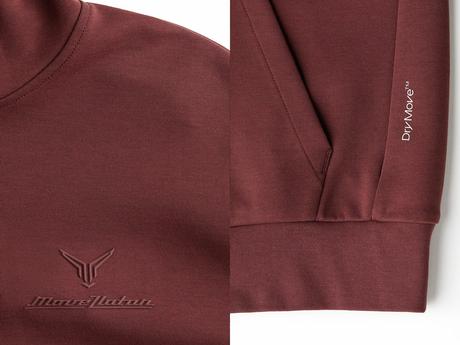 Mikina zlatan ibrahimovič hrdzavočervená, h&m,l / xxl