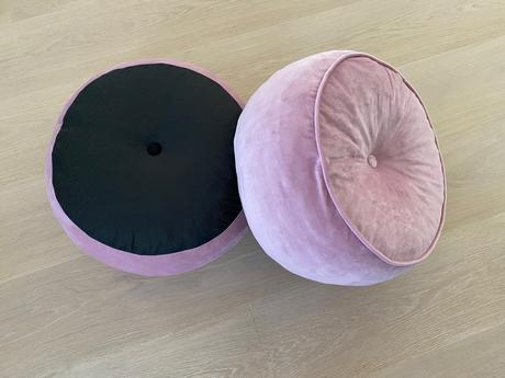 Plyšové puf taburetky, 