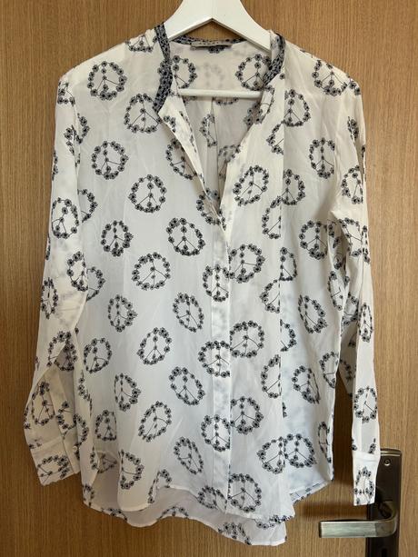 Sandro paris hodváb košeľa veľkosť 1, m