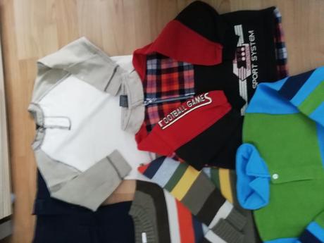 Balik oblecenia (nohavice, pulovre, tricka), 104–116