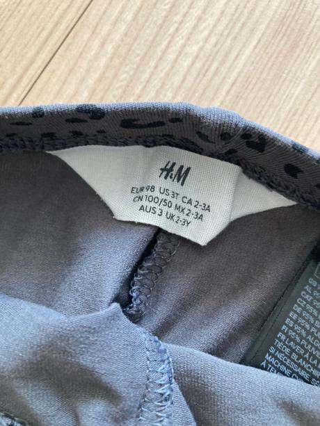 Legíny h&m 3ks 98, h&m,98