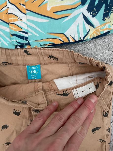 Letná košeľa + kraťasy, pepco,110