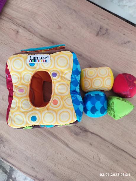 Látková kocka lamaze,