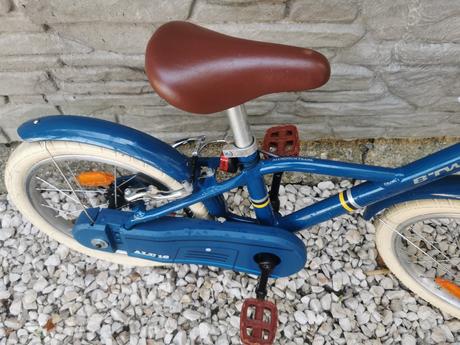 16-palcový bicykel btwin 900 + pomocne kolieska, 16