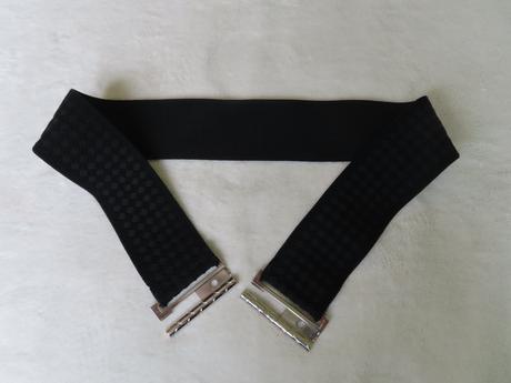 Čierny elastický opasok, veľ. m-l, 