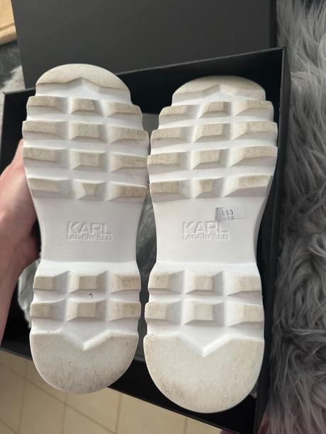 Krásne štýlové čižmy karl lagerfeld v krabici, 39, karl lagerfeld,39