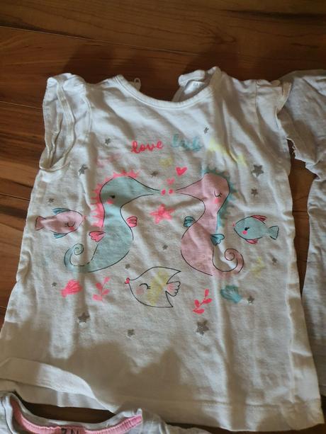 Tričká krátky rukáv letné veci 92 kus 0.5 cent, 86–98