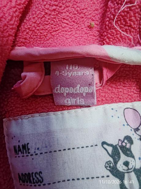Jemné zateplena bunda, dopodopo,110