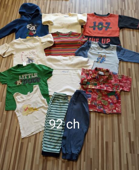 Balík 12ks oblečenia 92 mix, 86–98