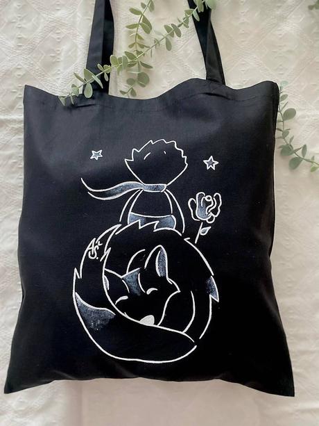 Plátené, ručne maľované tašky, 