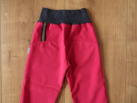 Zateplené softshellové nohavice unuo 122/128., unuo,122
