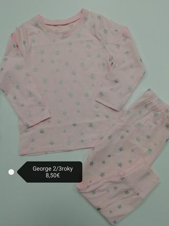 Ružové pyžamo s hviezdami, george,98
