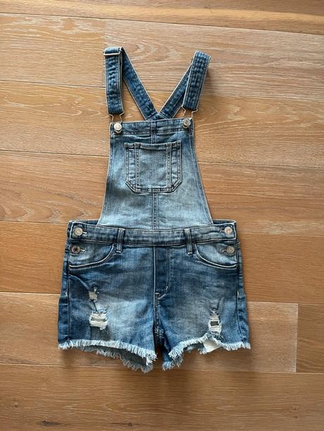 Riflové šortky na traky v.146, h&m,146