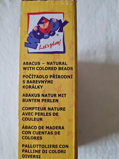 Počitadlo drevené - abacus, 