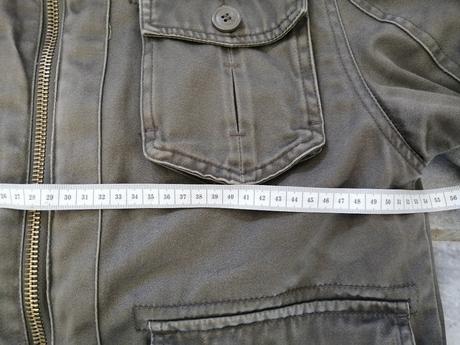 Khaki bunda v s-m, zateplená, podšitá, cherokee,s