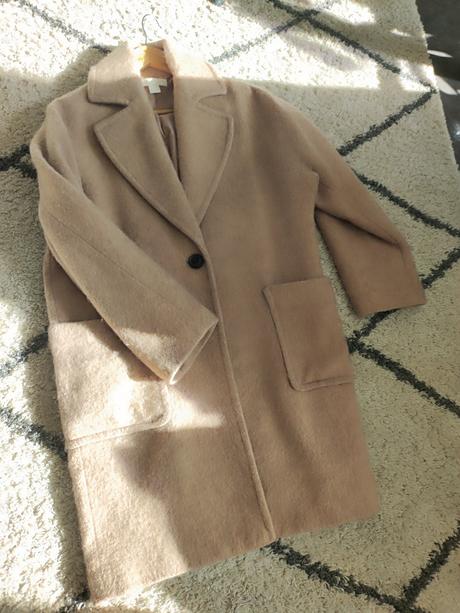 Krásny oversize kabát, h&m,s