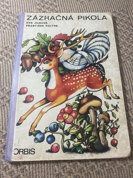 Staré retro leporelo zázračná pikola eva jílková,