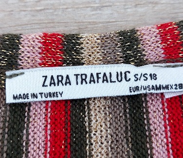 Trblietavý top zara, zara,s