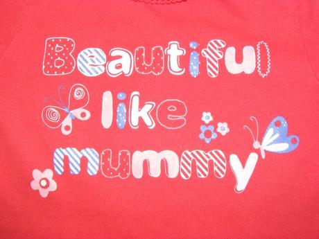 Tričko beautiful like mummy - 62/68, tu,62