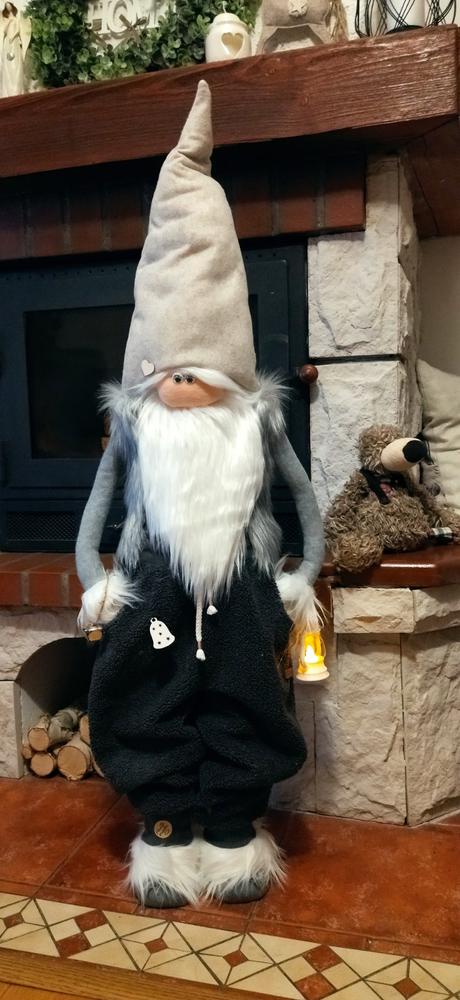 110.cm trpaslík celoročný zimnovianocnom + lampasi,