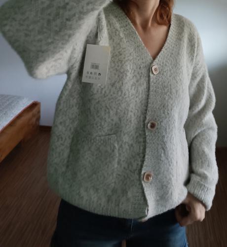 Teply sveter/ kardigan novy, l / m / xl