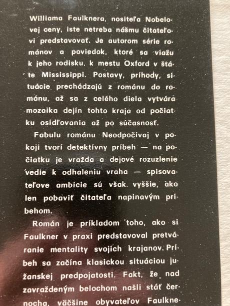 Neodpočívaj v pokoji prvé vydanie 1974,