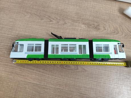 Plastová električka s pohybom a zvukmi, 