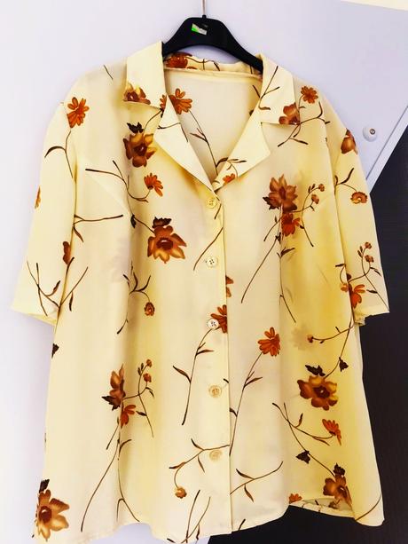 Ľahká kvetovaná blúzka, xxl