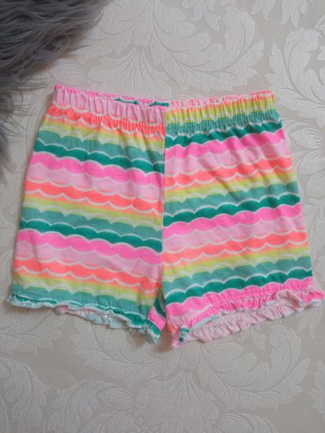 Dievčenské farebné šortky (92), baby,92